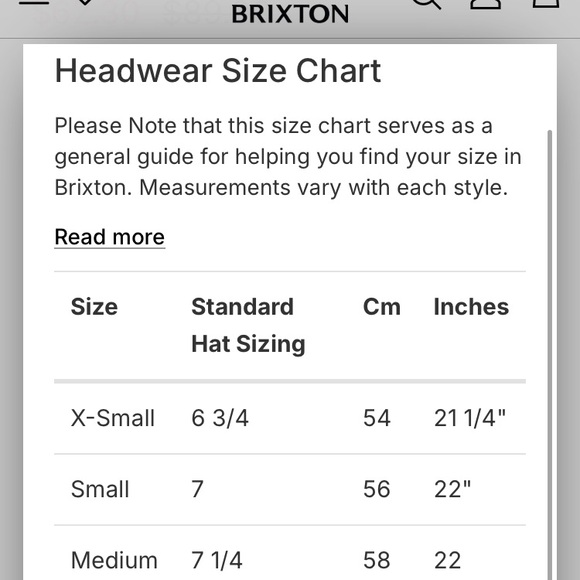 New w Tag: Brixton Tillman Fedora. Size Small main image 10